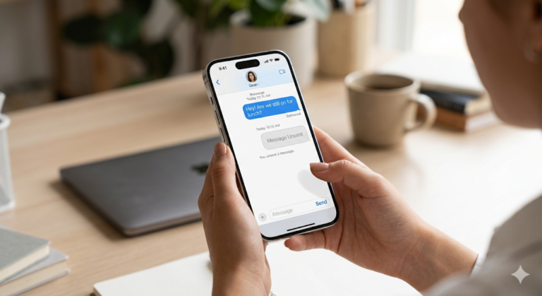 can people see unsent messages