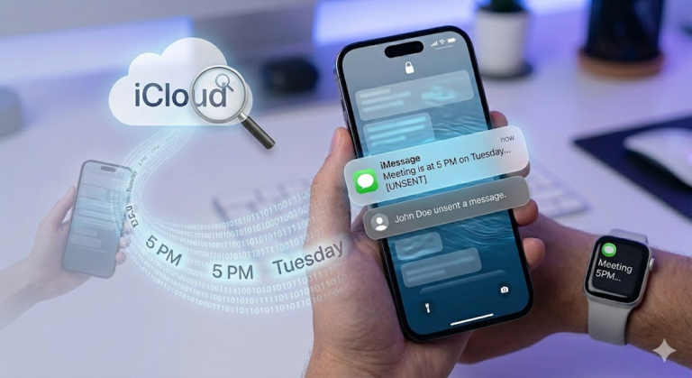 how to see an unsent message on iPhone